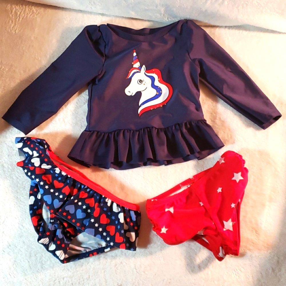 Girls swim